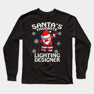 Santas Favorite Lighting Designer Christmas Long Sleeve T-Shirt